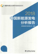 能源与电力分析年度报告系列 中国新能源发电分析报告 2018版