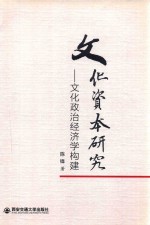 文化资本研究 文化政治经济学构建
