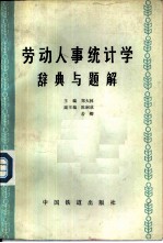 劳动人事统计学 辞典与题解
