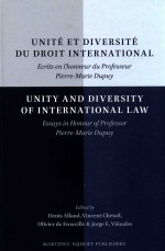 Unite Et Diversity Du Droit International Unity and Diversity of International Law