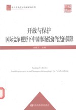 开放与保护 国际竞争视野下中国市场经济的法治保障