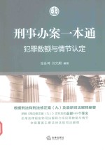 刑事办案一本通 犯罪数额与情节认定