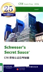 SCHWESER'S SECRET SAUCE CFA EXAM PREP 2016 LEVEL 1