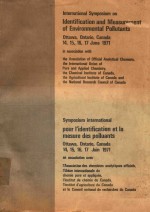 INDENTIFICATION AND MEASUREMENT OF ENVIRONMENTAL POLLUTANTS