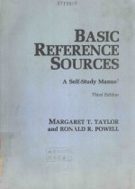 BASIC REFERENCE SOURCES A SELF STUDY MANUAL THIRD EDITION
