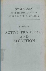 ACTIVE TRANSPORT AND SECRETION