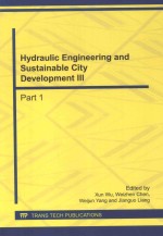 HYDRAULIC ENGINEERING AND SUSTAINABLE CITY DEVELOPMENT III PART 1