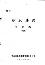 招远县志·工业志 卷11