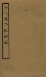 金色童子因缘经 卷6-9