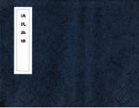 洪氏族谱 鸿团社