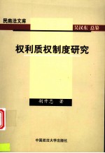权利质权制度研究