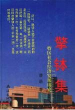 擎钵集 特区社会经济发展研究