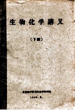 生物化学讲义 下