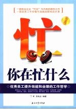 你在忙什么:优秀员工提升效能和业绩的工作哲学