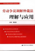 劳动争议调解仲裁法理解与应用