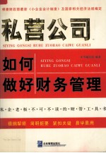 私营公司如何做好财务管理