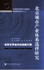 北京城市产业体系选择研究 培育世界城市的战略引擎