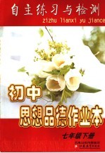 初中思想品德作业本 七年级 下