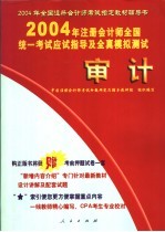 2004年注册会计师全国统一考试应试指导及全真模拟测试 审计