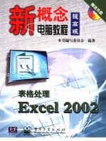 新概念电脑教程 提高版 表格处理Excel 2002