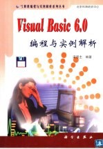 Visual Basic 6.0编程与实例解析