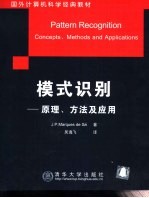 模式识别 原理、方法及应用