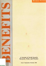 A JOURNAL OF SOCIAL SECURITY RESEARCH