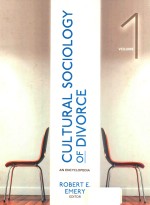 CU7LTU8RAL SOCIOLOGY OF DIVORCE VOLUME 1