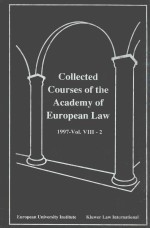 Collected courses of the academy of European law