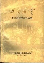 万里风云 十三集团军史料选编