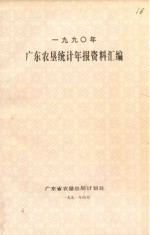 广东农垦统计年报资料汇编 1990