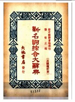 新名词综合大辞典 政治
