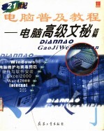 21世纪电脑普及教程:电脑高级文秘篇
