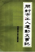 开封市工人运动大事记