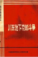 川东地下党的斗争 回忆录专辑