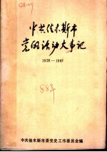 中共佳木斯市党的活动大事记 1928-1987