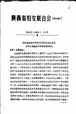 陕西省妇女联合会 情况报告