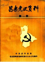 昌乐党史资料 第1辑