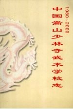 中国嵩山少林寺武术学校志