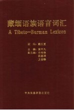 藏缅语族语言词汇