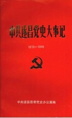 中共遂昌党史大事记 1919-1949