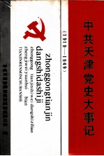 中共天津党史大事记 1919-1949