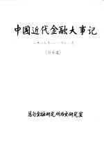 中国近代金融大事记 1927年-1931年 讨论稿