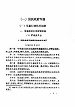 军事：国民政府军制和革命军北伐与军事编遣和国民党军阀混战