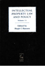 INTELLECTUAL PROPERTY LAW AND POLICY VOLUME 11