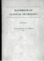 HANDBOOK OF CLINICAL NEUROLOGY VOLUME 22 SYSSTEM DISORDERS AND ATROPHIES PART 2