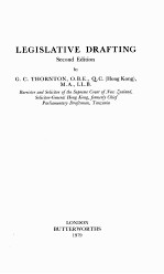 LEGISLATIVE DRAFTING SECOND EDITION