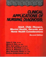 CLINICAL APPLICATIONS OF NURSING DIAGNOSIS SECOND EDITION