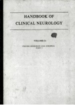HANDBOOK OF CLINICAL NEUROLOGY VOLUME 21 SYSSTEM DISORDERS AND ATROPHIES PART 1