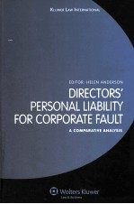 DIRECTORS'PERSONAL LIABILITY FOR CORPORATE FAULT A COMPARATIVE ANALYSIS